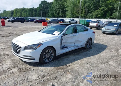 2016 Hyundai Genesis 3.8L z USA, uszkodzony, nr VIN KMHGN4JE1GU116940